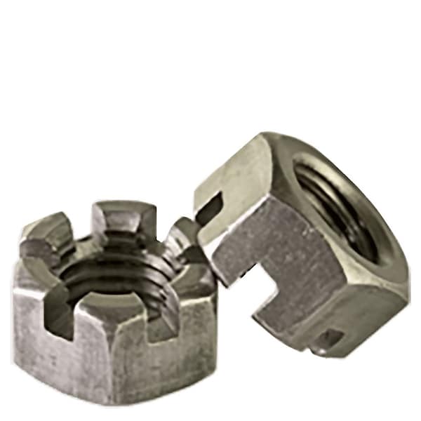 Newport Fasteners Hex Nut, 1/4"-28, Steel, Plain, 7/32 in Ht, 100 PK 648541-PR-100 - main